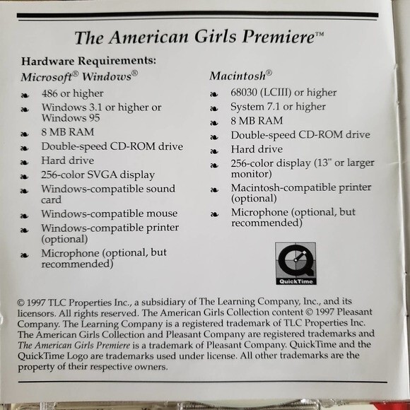 American Girl Premier/Club Computer Game, Handbook, Premier Newspaper - Picture 12 of 12